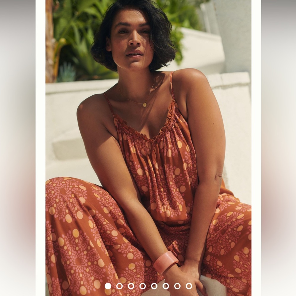 Anthropologie The Malika Wide Leg Jumpsuit - Picture 5 of 7